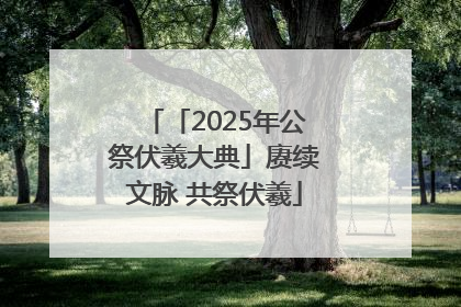 「2025年公祭伏羲大典」赓续文脉 共祭伏羲