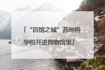 “百馆之城”苏州将学校开进博物馆里