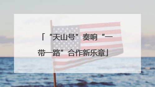“天山号”奏响“一带一路”合作新乐章