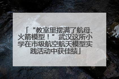 “教室里摆满了航母、火箭模型！”武汉这所小学在市级航空航天模型实践活动中获佳绩