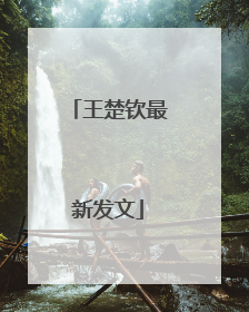 王楚钦最新发文
