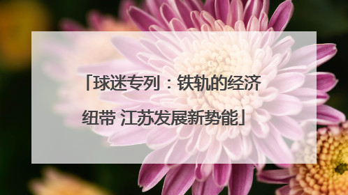 球迷专列：铁轨的经济纽带 江苏发展新势能
