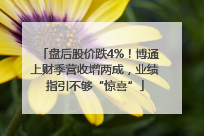 盘后股价跌4%！博通上财季营收增两成，业绩指引不够“惊喜”