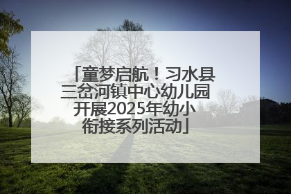 童梦启航！习水县三岔河镇中心幼儿园开展2025年幼小衔接系列活动
