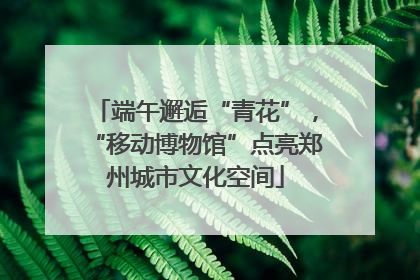 端午邂逅“青花”，“移动博物馆”点亮郑州城市文化空间