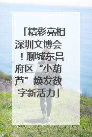 精彩亮相深圳文博会！聊城东昌府区“小葫芦”焕发数字新活力