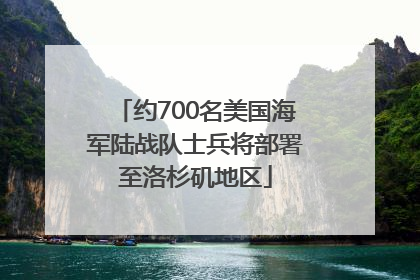 约700名美国海军陆战队士兵将部署至洛杉矶地区