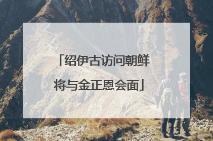绍伊古访问朝鲜 将与金正恩会面