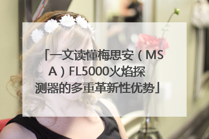 一文读懂梅思安（MSA）FL5000火焰探测器的多重革新性优势
