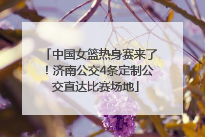 中国女篮热身赛来了！济南公交4条定制公交直达比赛场地