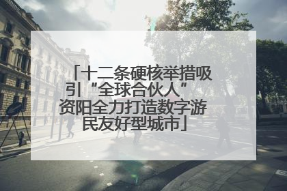 十二条硬核举措吸引“全球合伙人” 资阳全力打造数字游民友好型城市