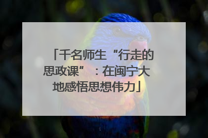 千名师生“行走的思政课”：在闽宁大地感悟思想伟力
