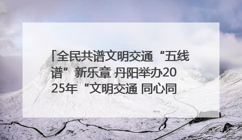 全民共谱文明交通“五线谱”新乐章 丹阳举办2025年“文明交通 同心同行”主题宣传活动