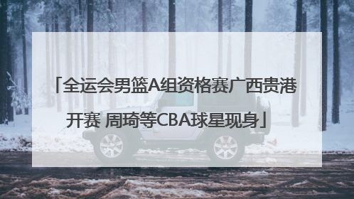 全运会男篮A组资格赛广西贵港开赛 周琦等CBA球星现身