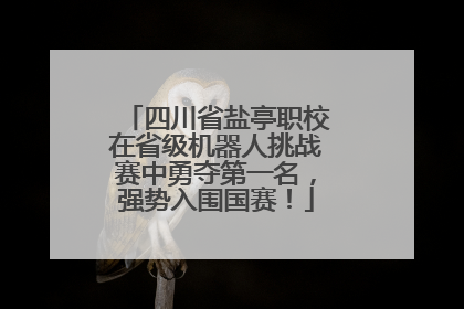 四川省盐亭职校在省级机器人挑战赛中勇夺第一名，强势入围国赛！