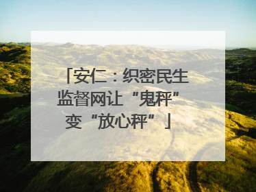 安仁：织密民生监督网让“鬼秤”变“放心秤”