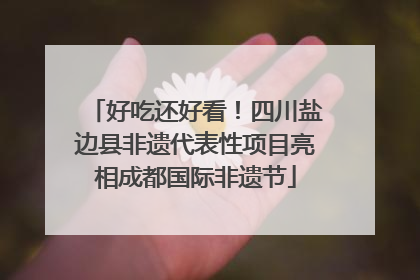 好吃还好看！四川盐边县非遗代表性项目亮相成都国际非遗节