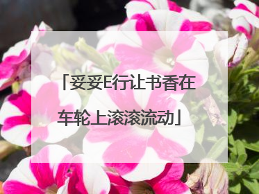 妥妥E行让书香在车轮上滚滚流动