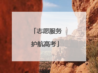 志愿服务 护航高考