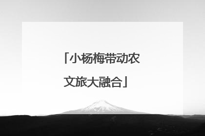 小杨梅带动农文旅大融合