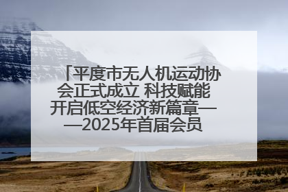 平度市无人机运动协会正式成立 科技赋能开启低空经济新篇章——2025年首届会员大会暨无人机应用发展论坛成功举办