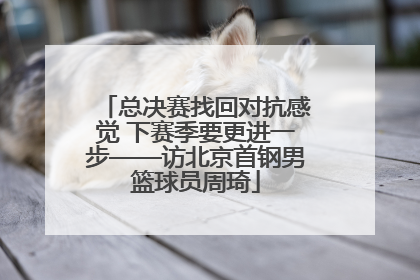 总决赛找回对抗感觉 下赛季要更进一步——访北京首钢男篮球员周琦
