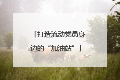 打造流动党员身边的“加油站”