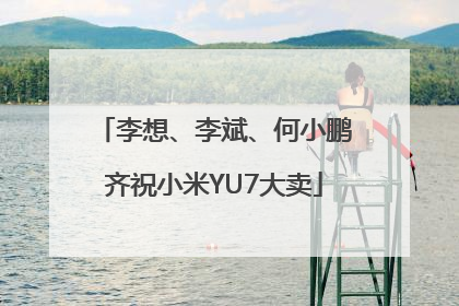 李想、李斌、何小鹏齐祝小米YU7大卖