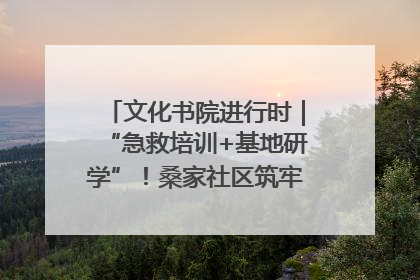 文化书院进行时｜“急救培训+基地研学”！桑家社区筑牢居民健康防线