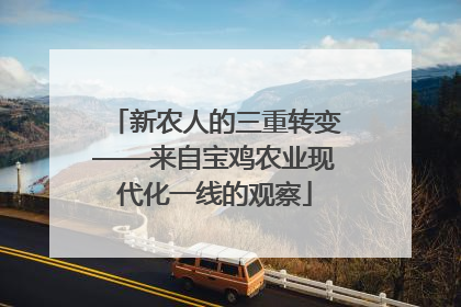 新农人的三重转变——来自宝鸡农业现代化一线的观察