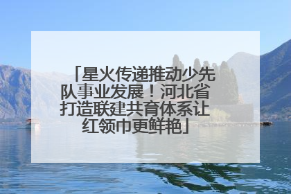 星火传递推动少先队事业发展！河北省打造联建共育体系让红领巾更鲜艳