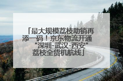 最大规模荔枝助销再添一码！京东物流开通“深圳-武汉-西安” 荔枝全货机航线