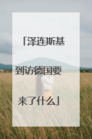 泽连斯基到访德国要来了什么