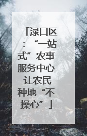 渌口区：“一站式”农事服务中心 让农民种地“不操心”