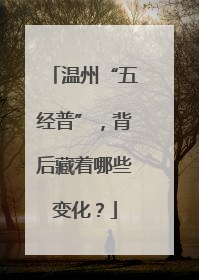 温州“五经普”，背后藏着哪些变化？