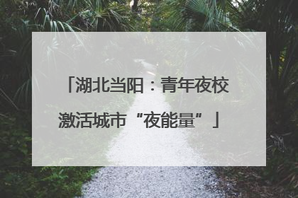 湖北当阳：青年夜校激活城市“夜能量”