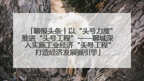 聊报头条丨以“头号力度”推进“头号工程”——聊城深入实施工业经济“头号工程”打造经济发展强引擎