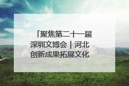 聚焦第二十一届深圳文博会｜河北创新成果拓展文化产业“朋友圈”
