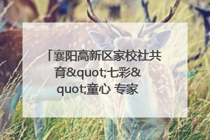 襄阳高新区家校社共育"七彩"童心 专家团支招智慧育儿