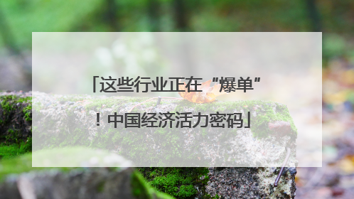 这些行业正在“爆单”！中国经济活力密码