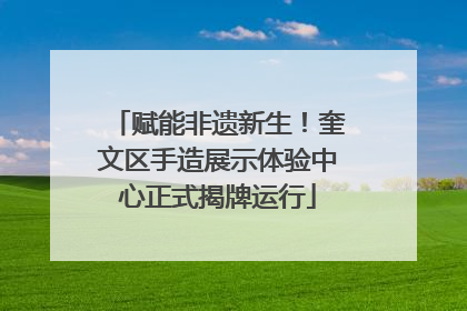 赋能非遗新生！奎文区手造展示体验中心正式揭牌运行