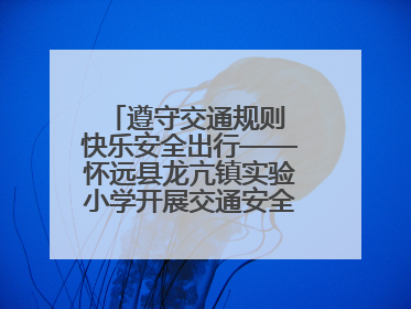 遵守交通规则 快乐安全出行——怀远县龙亢镇实验小学开展交通安全教育宣讲活动