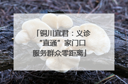 铜川宜君：义诊“直通”家门口 服务群众零距离
