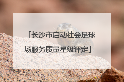 长沙市启动社会足球场服务质量星级评定