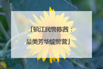 镇江民警陈茜：最美芳华绽警营