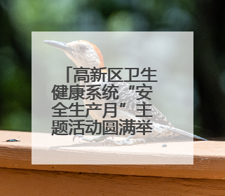 高新区卫生健康系统“安全生产月”主题活动圆满举行