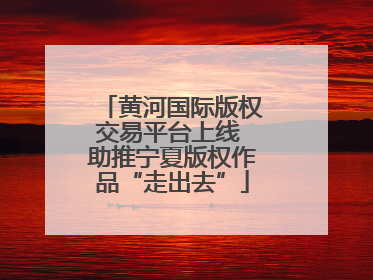 黄河国际版权交易平台上线 助推宁夏版权作品“走出去”