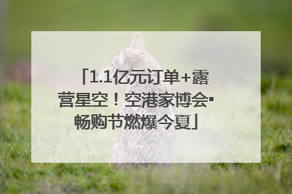 1.1亿元订单+露营星空！空港家博会▪畅购节燃爆今夏