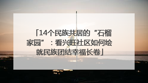 14个民族共居的“石榴家园”：看兴旺社区如何绘就民族团结幸福长卷
