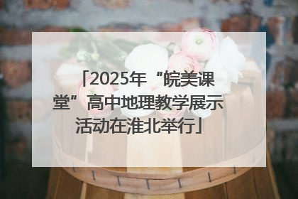 2025年“皖美课堂”高中地理教学展示活动在淮北举行